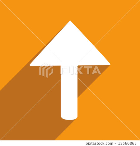 Flat with shadow icon and mobile applacation arrow Flat with shadow icon and mobile applacation arrow 15566863