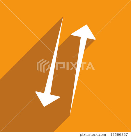 Flat with shadow icon and mobile applacation arrow Flat with shadow icon and mobile applacation arrow 15566867