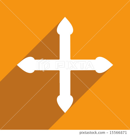 Flat with shadow icon and mobile applacation arrow Flat with shadow icon and mobile applacation arrow 15566871