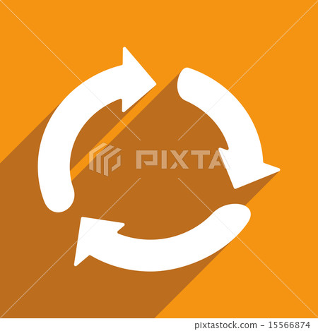 Flat with shadow icon and mobile applacation arrow Flat with shadow icon and mobile applacation arrow 15566874