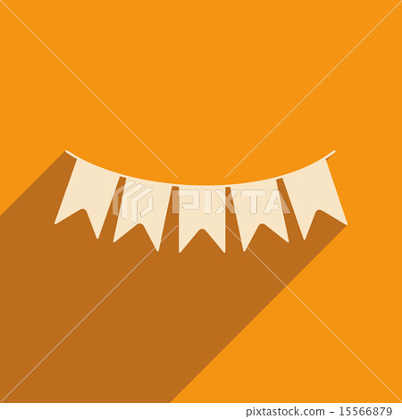 Flat with shadow icon and mobile applacation garland Flat with shadow icon and mobile applacation garland 15566879