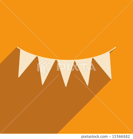 Flat with shadow icon and mobile applacation garland Flat with shadow icon and mobile applacation garland 15566882