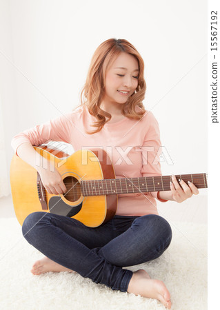 avocation, playing, stringed instrument 15567192
