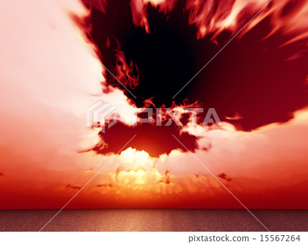 Wind and clouds with the sea 15567264