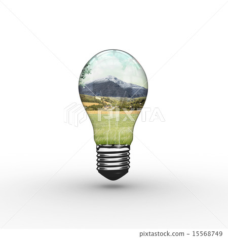 Composite image of empty light bulb Composite image of empty light bulb 15568749