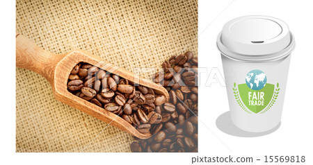 Composite image of fair trade graphic 15569818