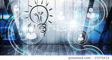 Composite image of light bulb Composite image of light bulb 15570414