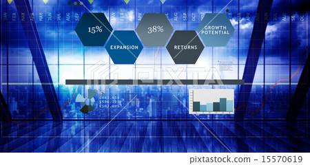 Composite image of business interface 15570619