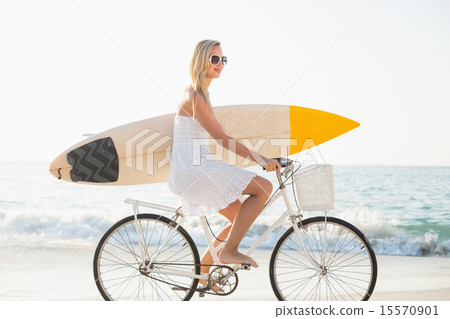 beautiful blonde woman on a sunny day 15570901