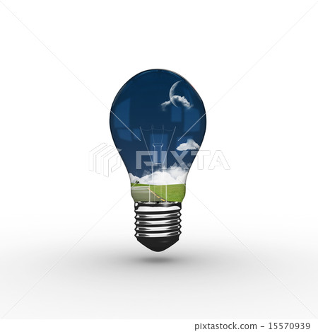 Composite image of empty light bulb Composite image of empty light bulb 15570939
