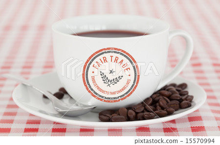 Composite image of fair trade graphic Composite image of fair trade graphic 15570994