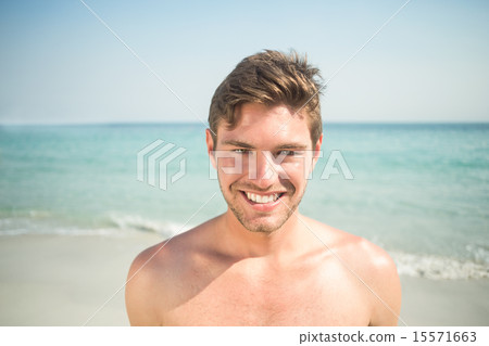 Happy man smiling at the camera 15571663