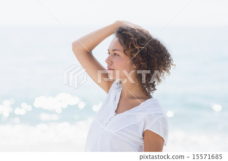 happy woman smiling 15571685