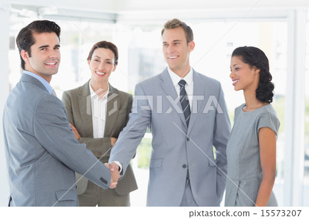 Business team meeting their partner 15573207