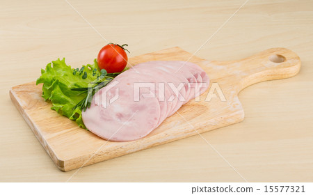 Sliced ham 15577321