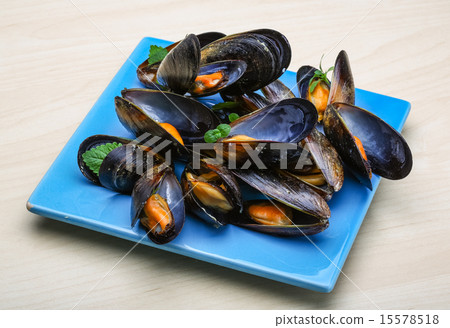 Boiled mussels 15578518