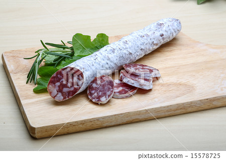 Spanish sausage - fuet 15578725