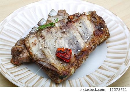 Roasted pork ribs Roasted pork ribs 15578751
