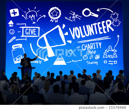 Volunteer Charity and Relief Work Donation Help Concept Volunteer Charity and Relief Work Donation Help Concept 15579499