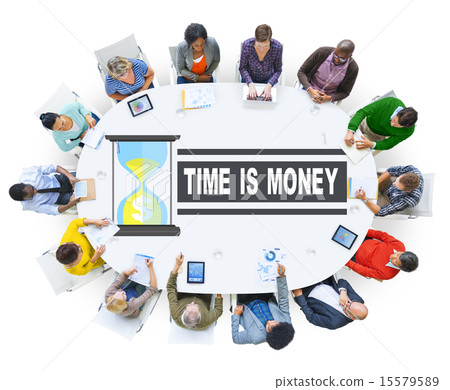 Time Money Hour Glass Casual People Concept Time Money Hour Glass Casual People Concept 15579589