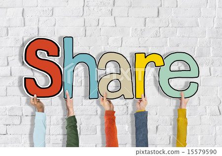 Share Word Concepts Isolated on Background Share Word Concepts Isolated on Background 15579590