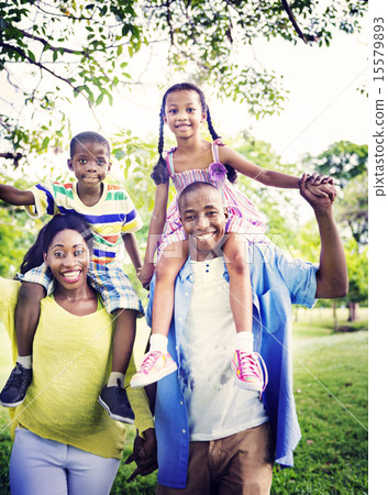 African Family Happiness Holiday Vacation Activity Concept African Family Happiness Holiday Vacation Activity Concept 15579893