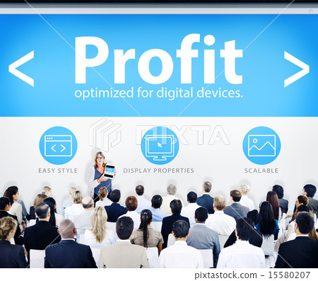 Business People Profit Web Design Concept Business People Profit Web Design Concept 15580207