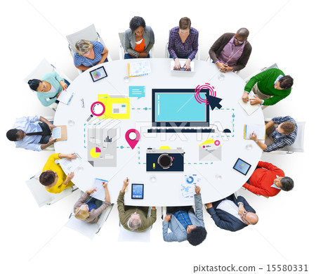Technology Media Social Network Connection Concept 15580331