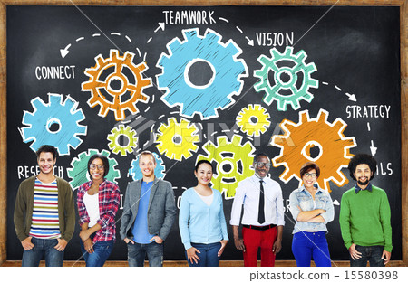 Team Teamwork Goals Strategy Vision Business Support Concept Team Teamwork Goals Strategy Vision Business Support Concept 15580398