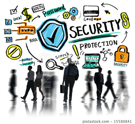 Business Office Worker People Security Protection Concept 15580841