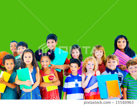Diversity Children Friendship Innocence Smiling Concept 15580963