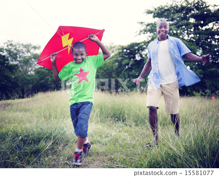 African Family Happiness Holiday Vacation Activity Concept 15581077