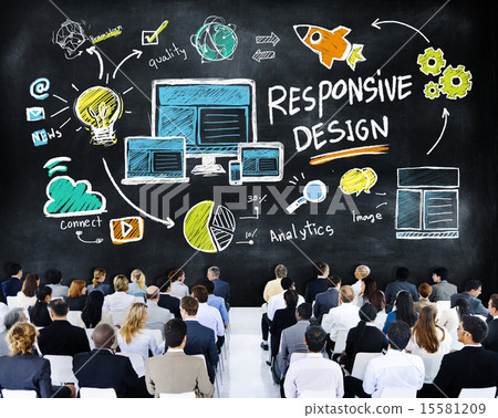 Responsive Design Internet Web Online Seminar Conference Concept 15581209