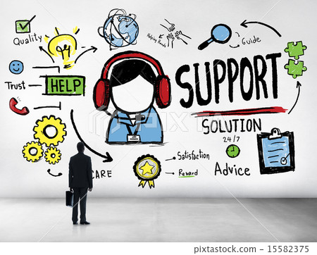 Support Solution Advice Help Care Satisfaction Quality Concept 15582375