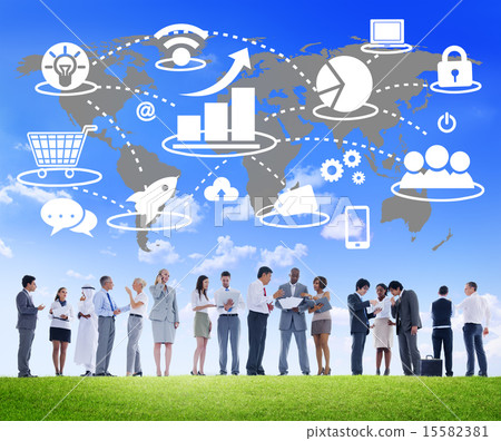 Marketing Global Business Growth Commercial Media Concept Marketing Global Business Growth Commercial Media Concept 15582381