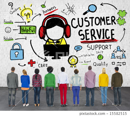 Customer Service Support Assistance Service Help Guide Concept Customer Service Support Assistance Service Help Guide Concept 15582515