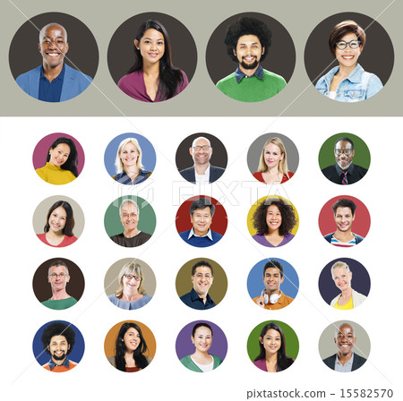 Diverse People Multi Ethnic Variation Casual Concept 15582570