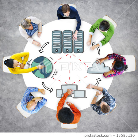 People Cloud Computing Connection Data Downloading Sharing Conce People Cloud Computing Connection Data Downloading Sharing Conce 15583130