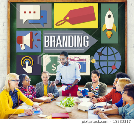 Branding Advertising Business Global Marketing Concept 15583317