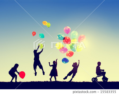 Group of Children Freedom Happiness Imagination Innocence Concep 15583355