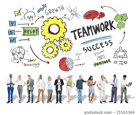 Teamwork Team Together Collaboration Business People Technology Teamwork Team Together Collaboration Business People Technology 15583364