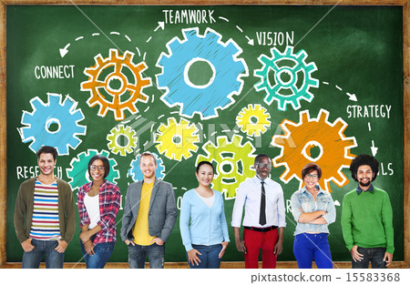 Team Teamwork Goals Strategy Vision Business Support Concept Team Teamwork Goals Strategy Vision Business Support Concept 15583368