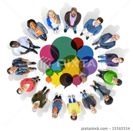 Casual People Message Talking Communication Concept 15583554