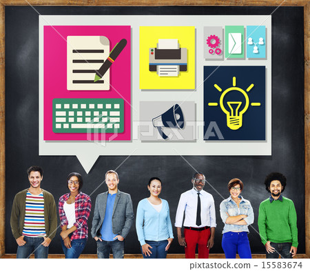Content Connect Social Media Data Blog Concept 15583674