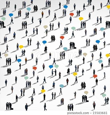 Communication People Diverse Crowd Business People Concept Communication People Diverse Crowd Business People Concept 15583681