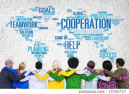 Coorperation Business Coworker Planning Teamwork Concept 15583717