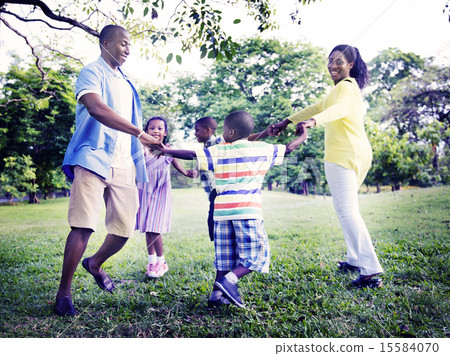 African Family Happiness Holiday Vacation Activity Concept African Family Happiness Holiday Vacation Activity Concept 15584070