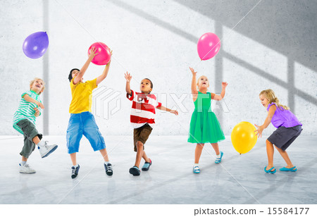 Multiethnic Children Balloon Happiness Friendship Concept Multiethnic Children Balloon Happiness Friendship Concept 15584177