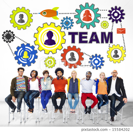 People Connection Togetherness Gear Corporate Team Concept People Connection Togetherness Gear Corporate Team Concept 15584202