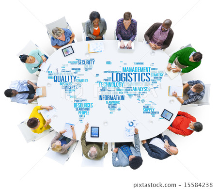 Logistics Management Freight Service Production Concept Logistics Management Freight Service Production Concept 15584238